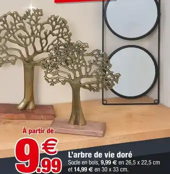 Bazarland L’arbre de vie doré offre