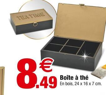 Bazarland Boîte à thé offre