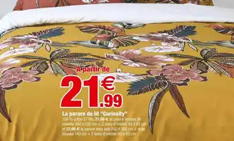 Bazarland La parure de lit “curiosity” offre