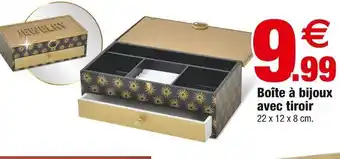 BoĂźte Ă bijoux avec tiroir
