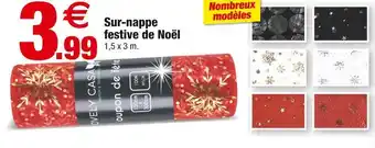 Bazarland Sur-nappe festive de noël offre