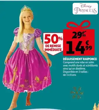 Auchan Déguisement raiponce offre