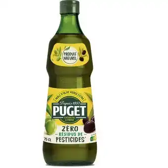 Auchan Huile d'olive vierge extra zéro résidu puget offre