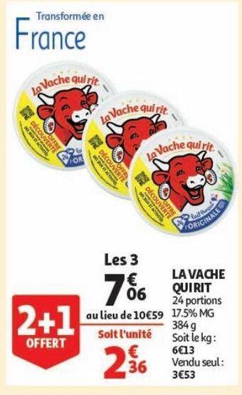 Auchan Supermarché La vache qui rit offre