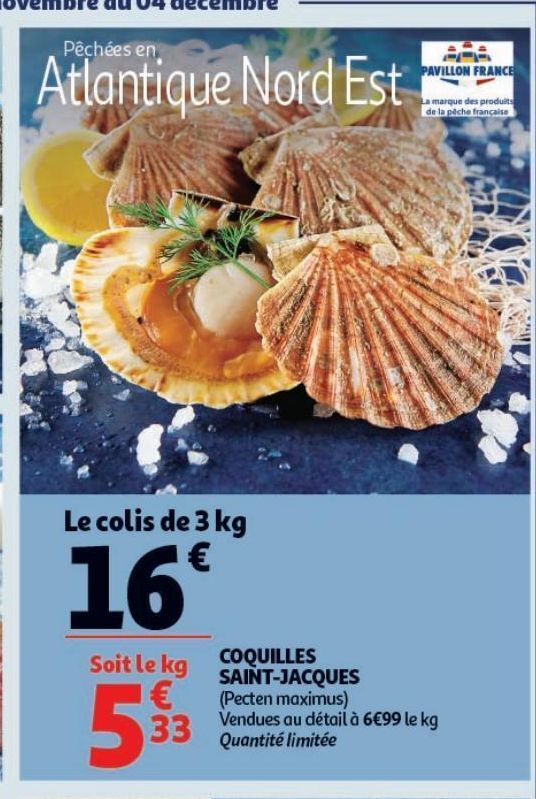 Promo Coquilles saintjacques chez Auchan Supermarché