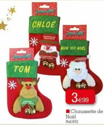 Kandy Chaussette de noël offre