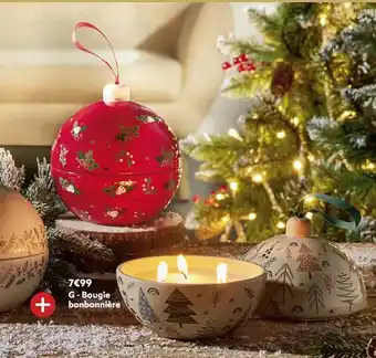 Gifi Bougie bonbonnière offre