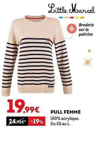 Pull femme little marcel