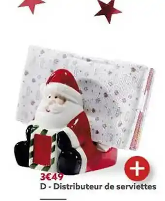 Gifi Distributeur de serviettes offre