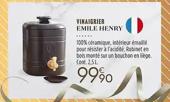 Vinaigrier emile henry
