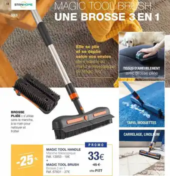 Stanhome Magic tool handle + magic tool brush offre