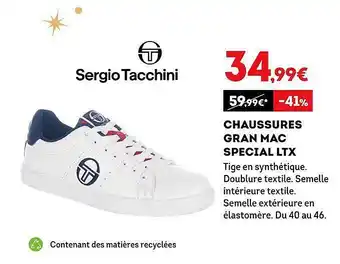 Chaussures gran mac spécial ltx sergioi tacchini