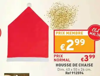 Trafic Housse de chaise offre