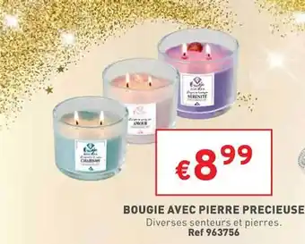 Trafic Bougie avec pierre précieuse offre