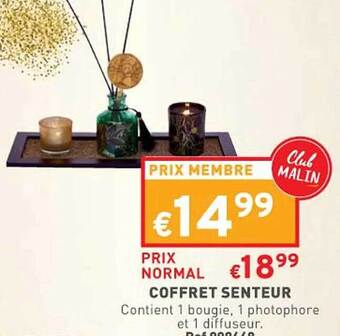 Trafic Coffret senteur offre