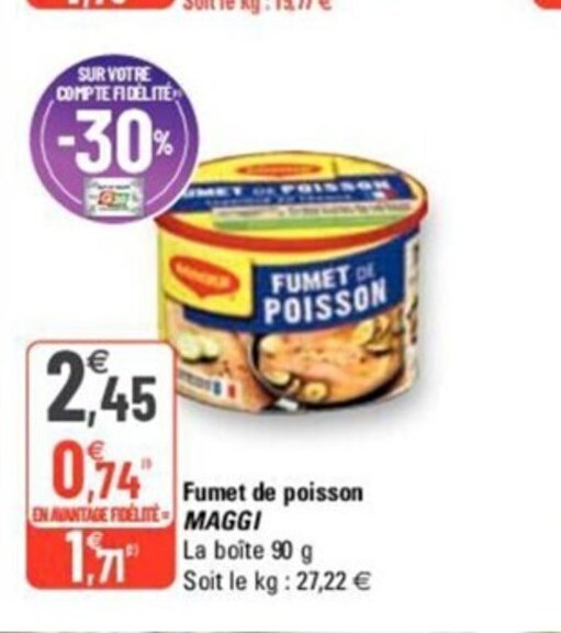 Promo Fumet De Poisson MAGGI chez G20