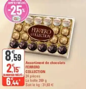 G20 Assortiment De Chocolats Ferrero Collection offre