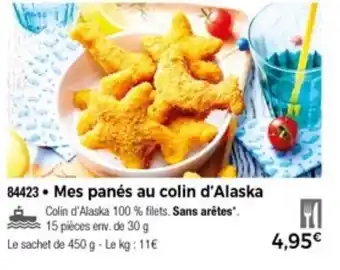 Thiriet Mes Panés Au Colin d'Alaska offre