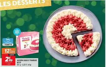 Netto Vacherin cassis et framboise netto offre