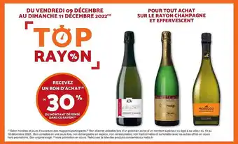 Netto Le rayon champagne et effervescent offre