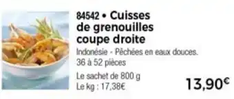 Thiriet Cuisses De Grenouilles Coupe Droite offre
