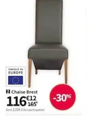 Conforama Chaise brest offre