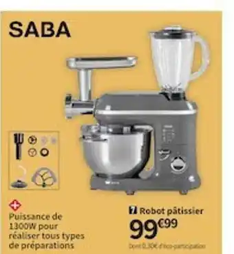 Conforama Robot pâtissier saba offre