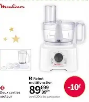Conforama Robot multifonction moulinex offre