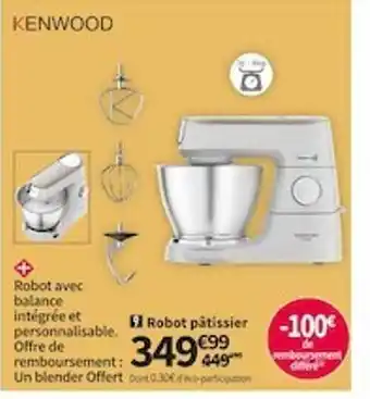 Conforama Robot pâtissier kenwood offre