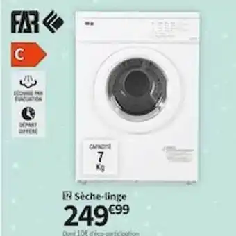 Conforama Sèche-linge far offre