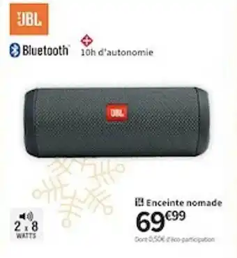 Conforama Enceinte nomade jbl offre