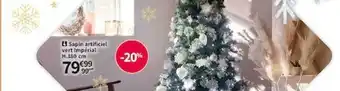 Conforama Sapin artificiel vert impérial h.180 cm offre