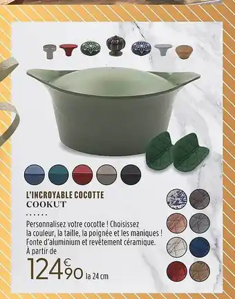 Culinarion L'incroyable cocotte cookut offre