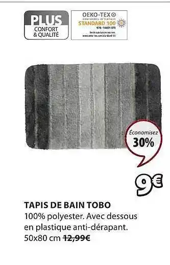 JYSK Tapis de bain tobo offre