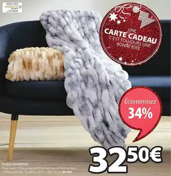 JYSK Plaid eranthis offre