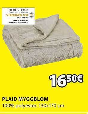 JYSK Plaid myggblom offre