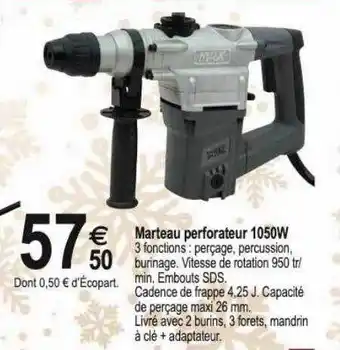 Marteau perforateur 1050w max