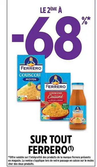 Intermarché Ferrero offre