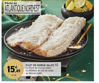 Intermarché Filet de morue salée offre