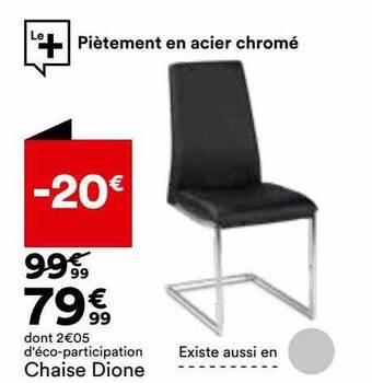 BUT Chaise dione offre