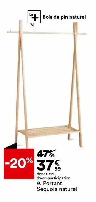BUT Portant sequoia naturel offre