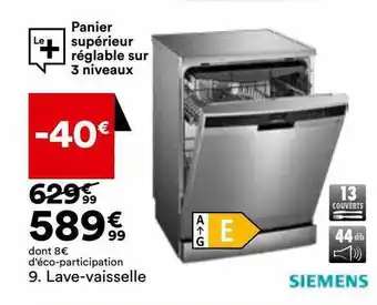 BUT Lave-vaisselle siemens offre
