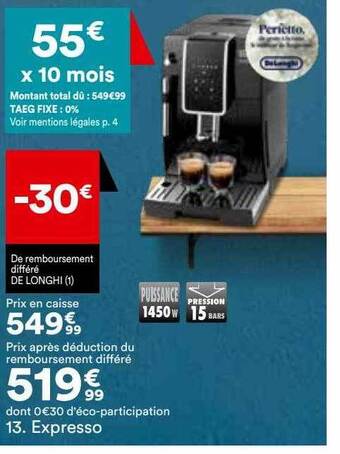 BUT Expresso offre
