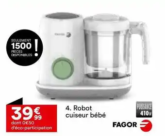 BUT Robot cuiseur bébé fagor offre