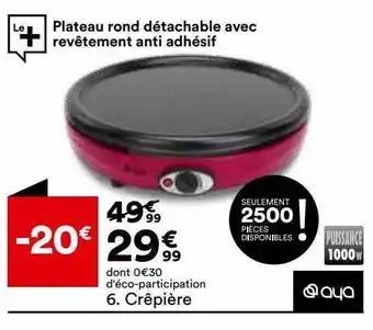 BUT Crêpière aya offre