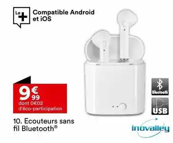 BUT Écouteurs sans fil bluetooth inovalley offre