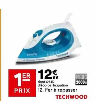 BUT Fer à repasser techwood offre