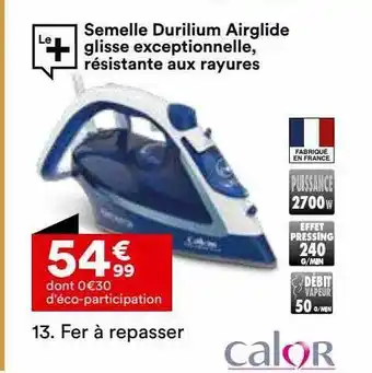 BUT Fer à repasser calor offre