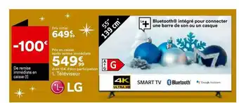 BUT Téléviseur lg offre