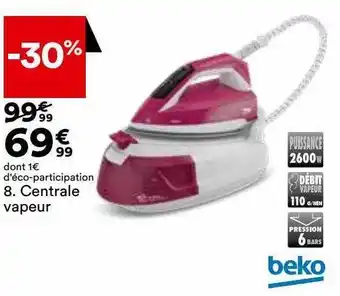 BUT Centrale vapeur beko offre